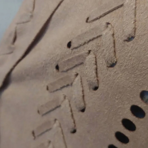 NWT Jessica Simpson baby  pink faux fringe WESTERN COWBOY vest. Size medium - Picture 10 of 11